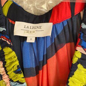 La Ligne NWT Constance Empire Waist 100% Silk Maxi Dress